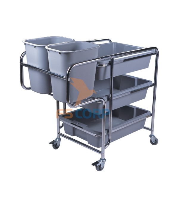 Xe thu dọn chén đĩa TG08