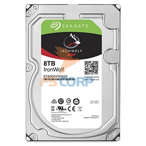 Seagate IronWolf ST8000VN0022 HDD 8TB lưu trữ cho NAS