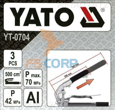 Súng bơm mỡ bằng tay 500CC YT-0700