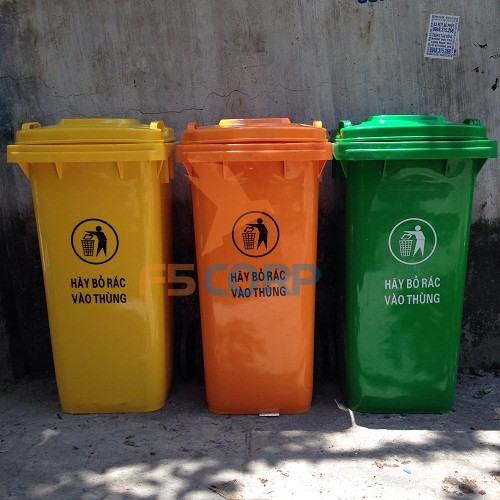 Thùng rác nhựa Composite 240L