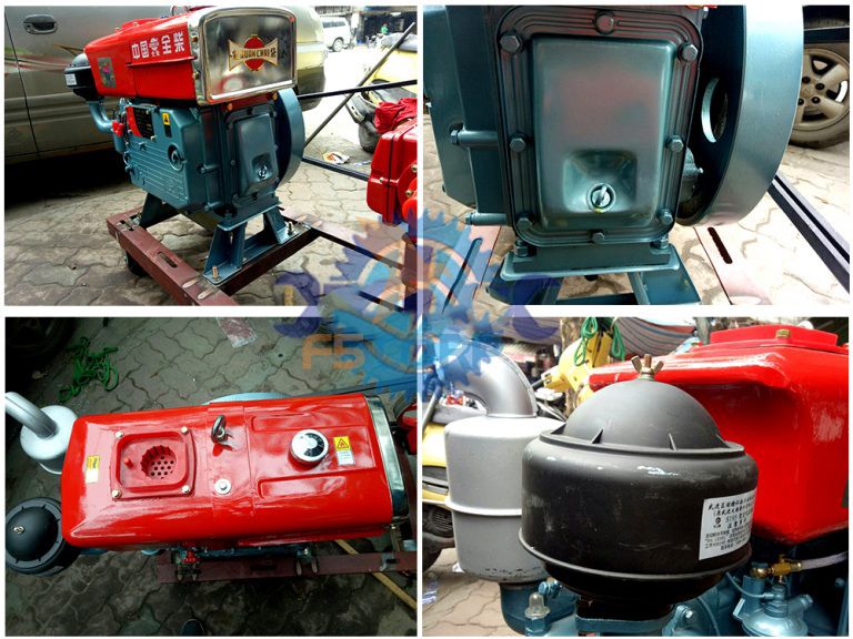 Máy rửa xe dây đai dầu nổ Diesel HL120/7,5KW