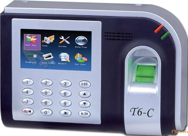 Máy chấm công vân tay & cảm ứng Ronald Jack  T6-C