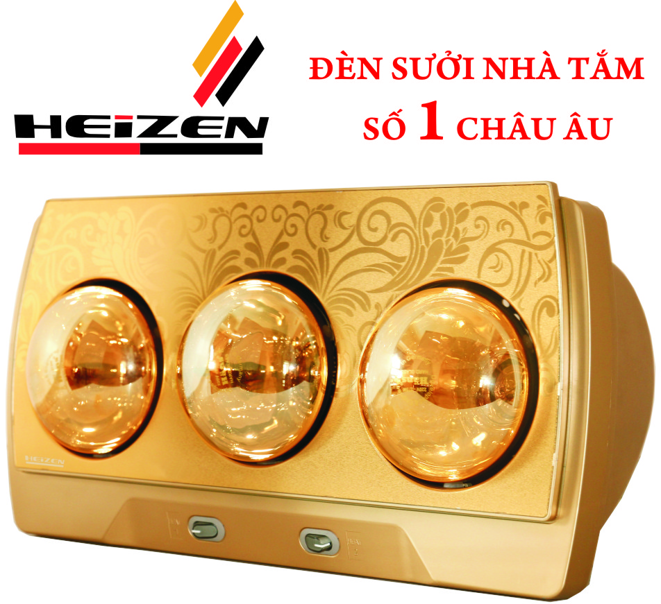 Đèn sưởi nhà tắm Heizen HE-3B 3 bóng
