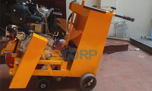Máy cắt bê tông nhựa đường chạy Dầu 7HP (Giật Nổ)