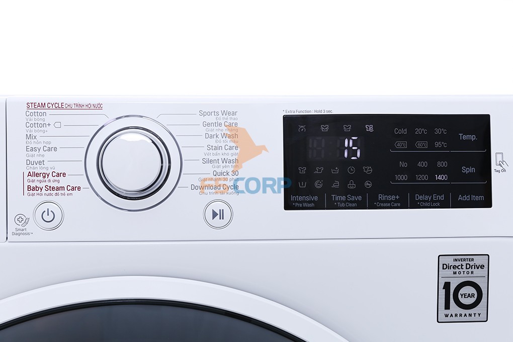 Máy giặt LG Inverter 8 kg FC1408S4W2
