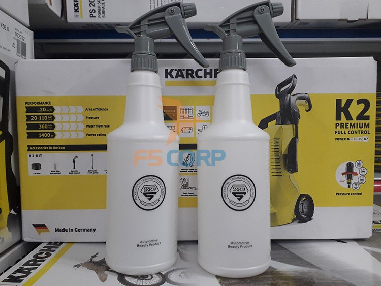 Bình đựng hóa chất rửa xe, lau kính cao cấp Made in Taiwan