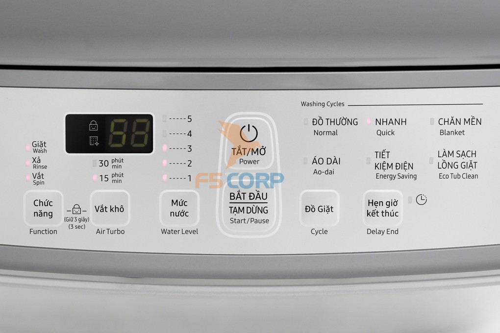 Máy giặt Samsung 8.5 kg WA85M5120SG/SV