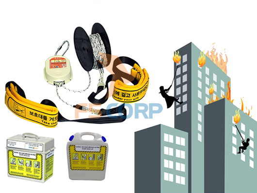 Thang dây thoát hiểm nhà cao tầng Seohan chính hãng