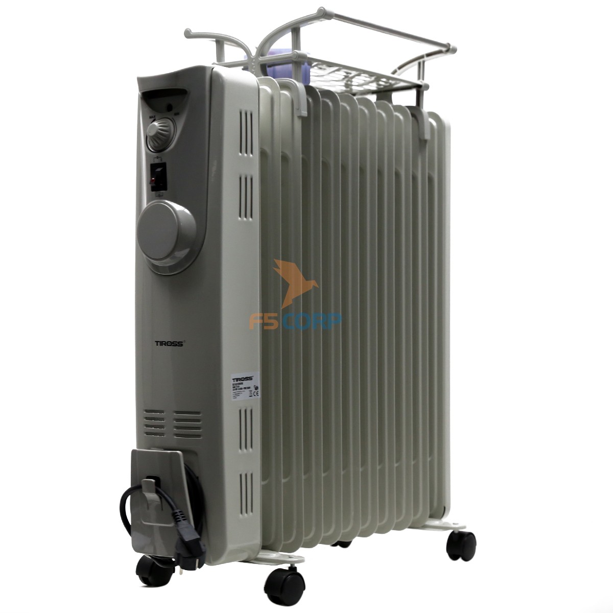 Lò sưởi dầu 11 thanh TIROSS TS924