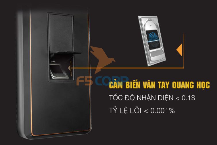 Khóa cửa vân tay cao cấp 5ASYSTEMS TS 6000