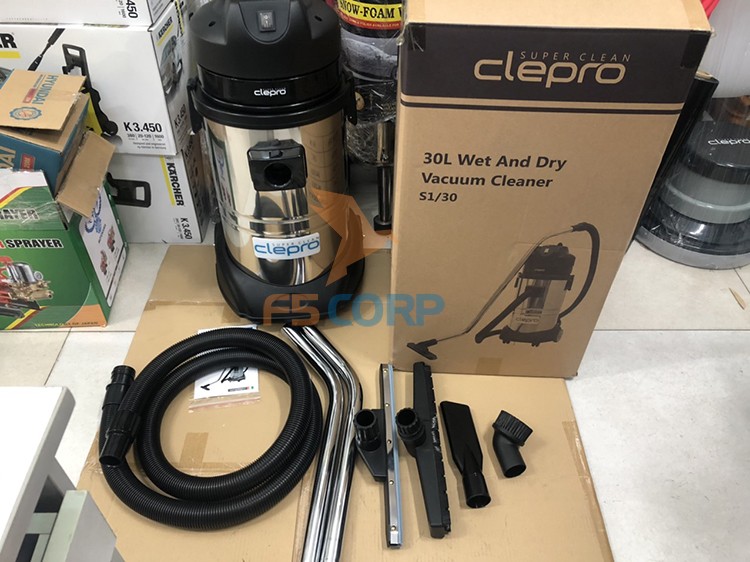 Máy hút bụi khô và ướt Clepro S1/30