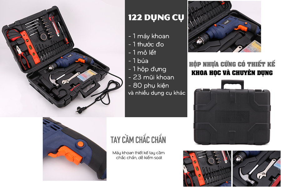 Bộ máy khoan động lực Nikawa NK-ID122