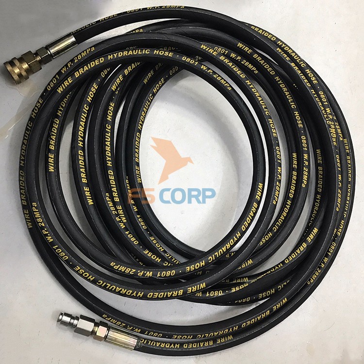 Dây áp lực máy Promac 20 mét, 1 lớp kẽm
