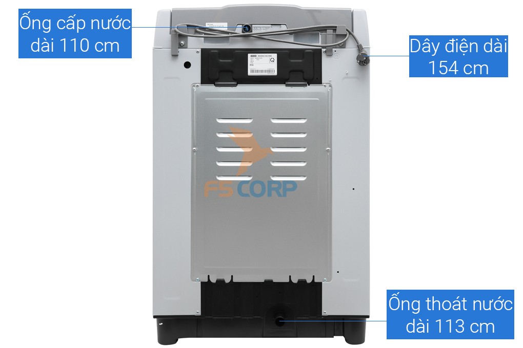 Máy giặt Samsung 8.5 kg WA85M5120SG/SV