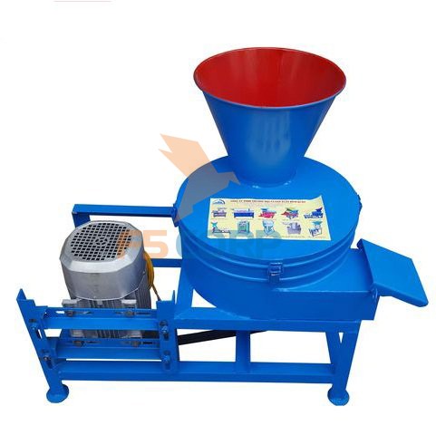 Máy băm chuối Okasu cải tiến có 4 bánh xe