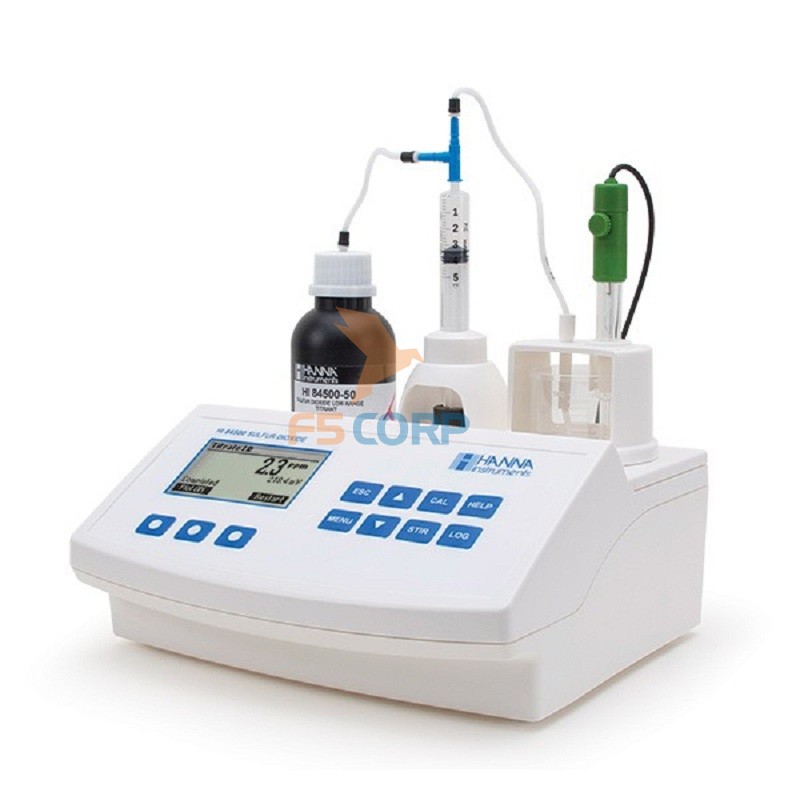 Máy đo chuẩn độ SO2 cho rượu Hanna HI84500-02