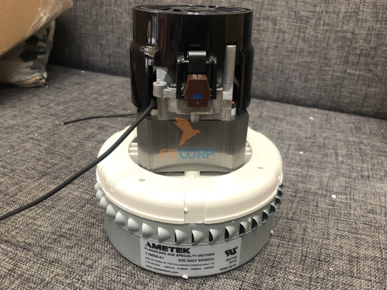 Motor Ametek 1000w cho máy hút bụi hút nước