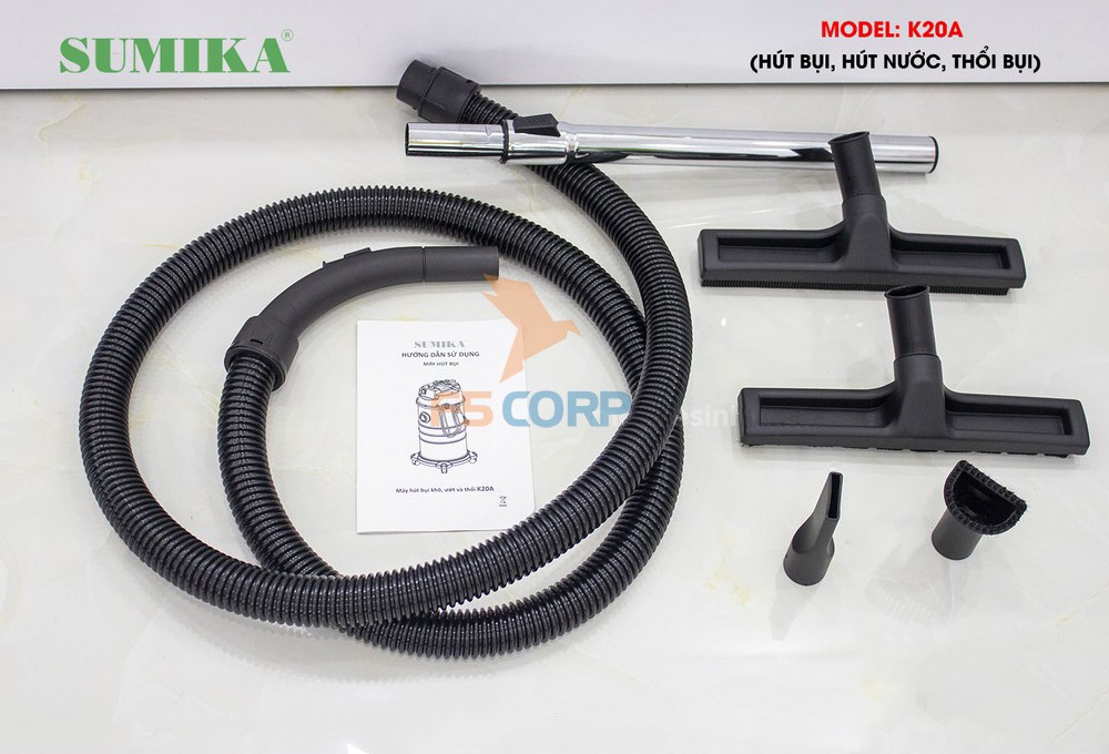 Máy hút bụi hút nước và thổi Sumika K20A