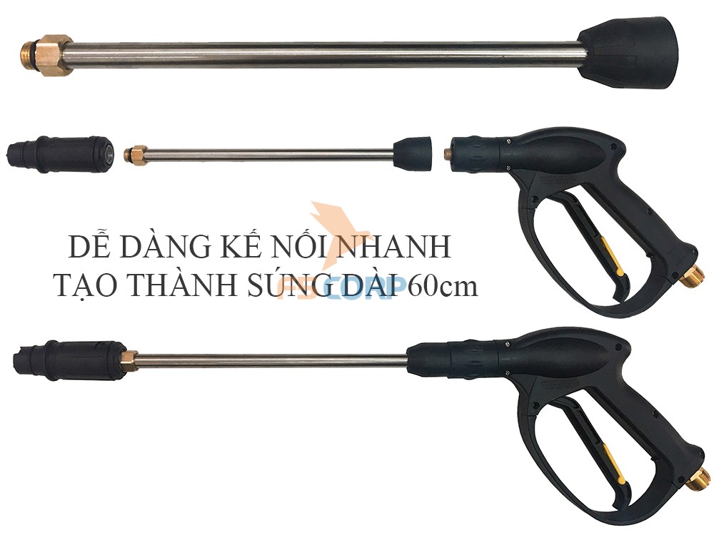 Thanh nối dài súng phun áp lực dùng cho máy Fuki, Hyundai