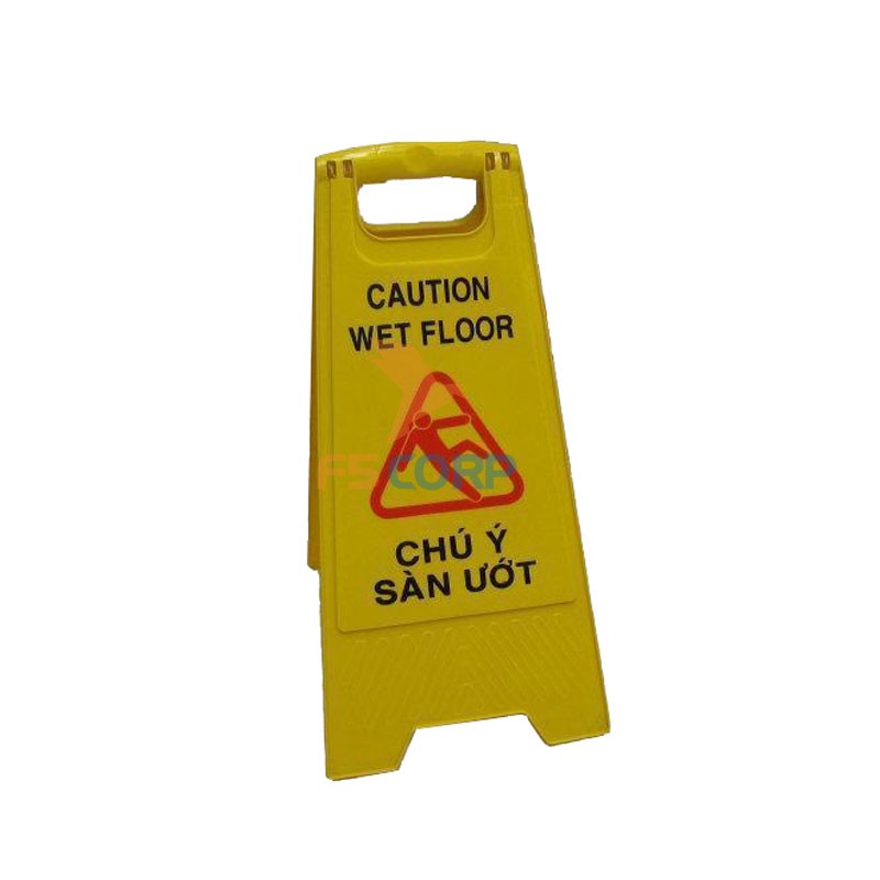 Biển báo chữ A Chú ý sàn ướt GF-031-024