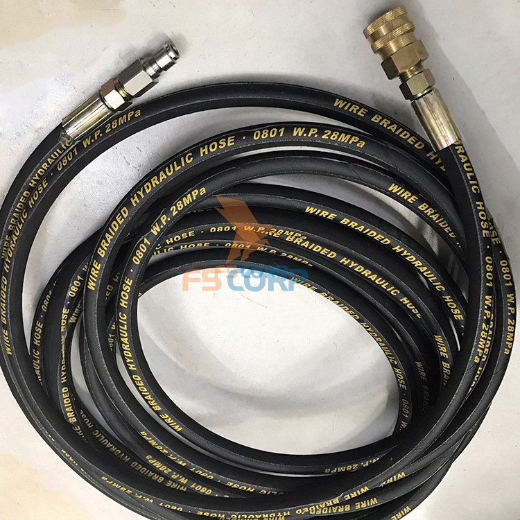 Dây áp lực máy V-Jet 15 mét, 1 lớp kẽm