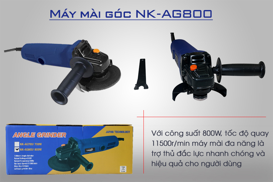 Máy mài góc NK-AG800