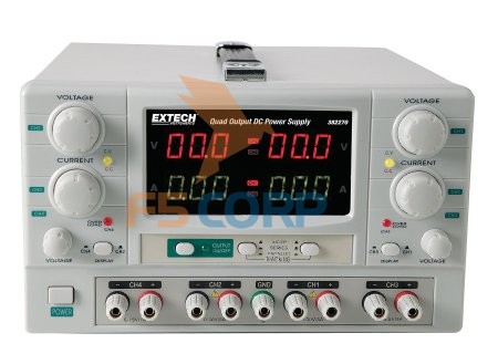 MÁY CẤP NGUỒN DC 4 ĐẦU RA - Extech 382270