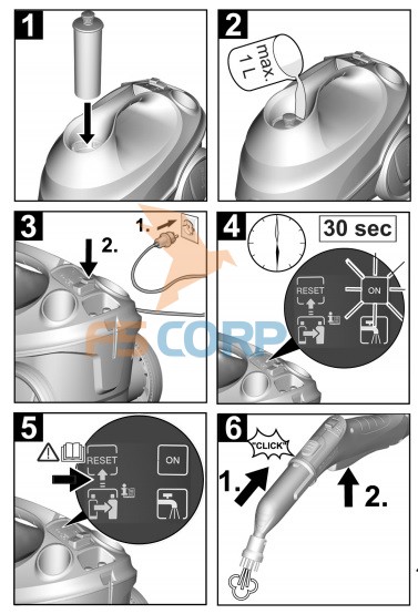 Máy làm sạch hơi nước nóng Karcher SC 3 EasyFix (1.513-110.0)