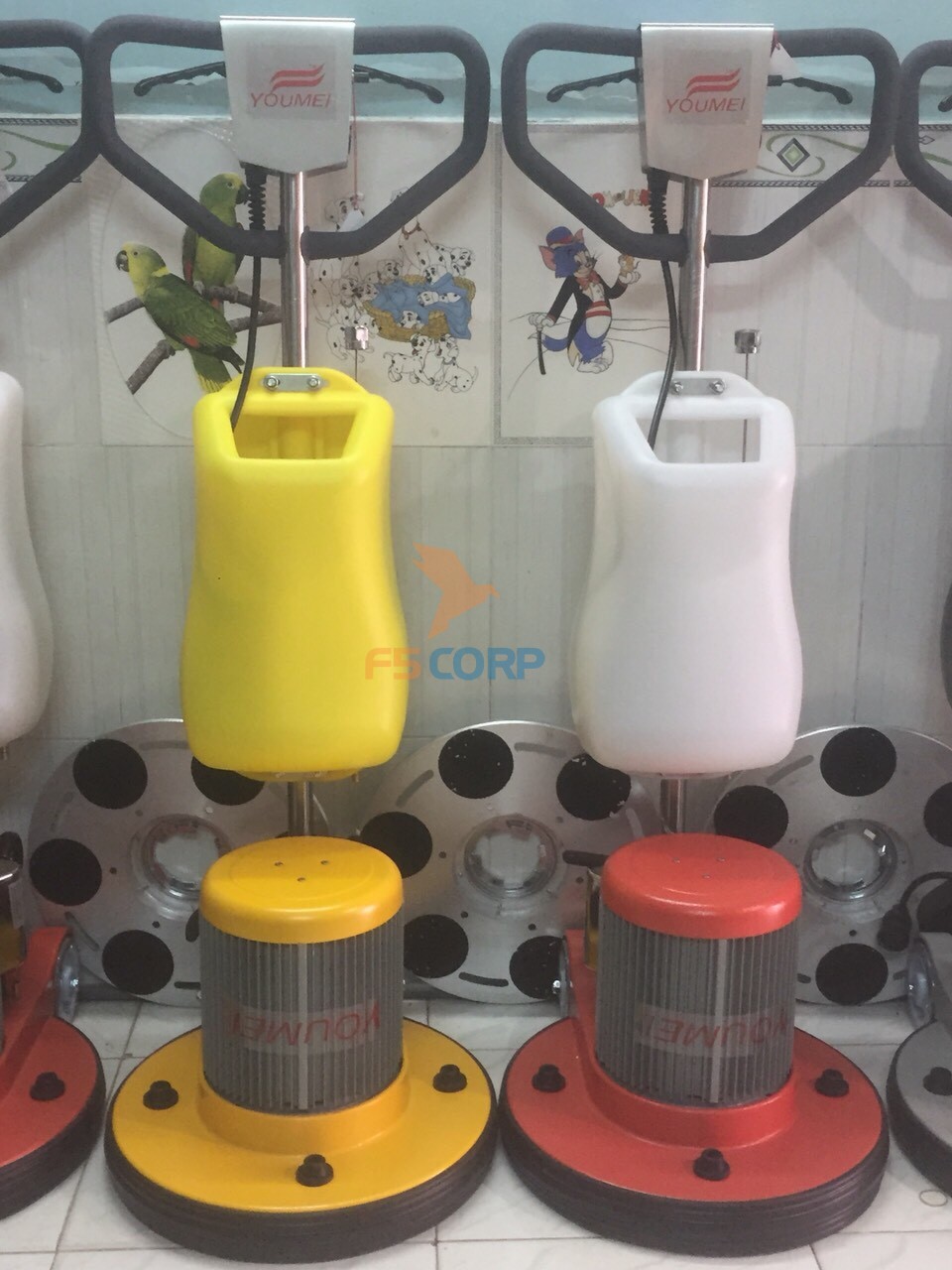 Máy mài và đánh bóng sàn Youmei 3.5HP