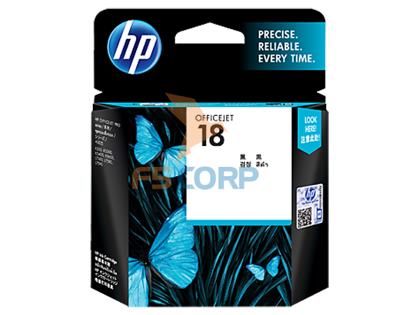 Mực máy in HP 18 Yellow Ink Cartridge C4939A