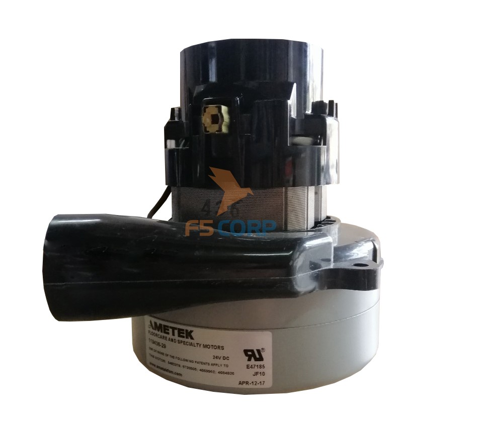 Motor máy chà sàn liên hợp Ametek 24V