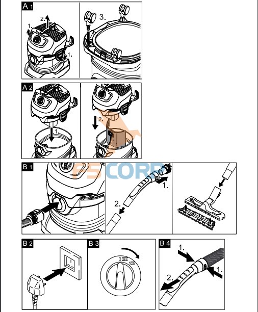 Máy hút bụi nước Karcher WD 4 Premium (1.348-150.0)