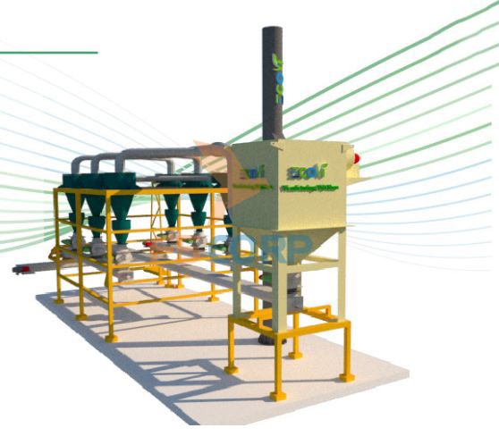 Hệ thống hút bụi - Tổ hợp Cyclone và túi lọc công nghiệp F5 Eco