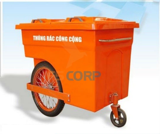 Xe đẩy rác nhựa Composite 660L