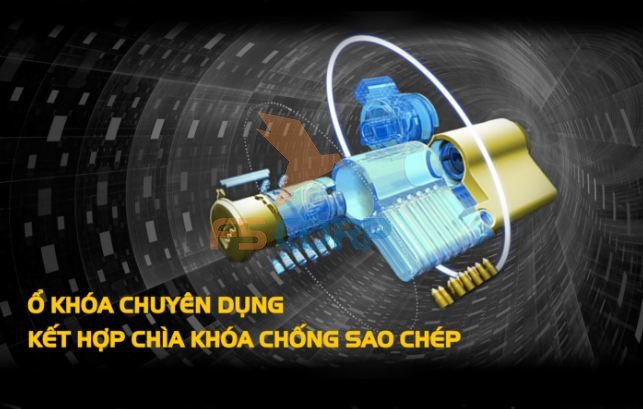 Khóa cửa vân tay cao cấp 5ASYSTEMS TS 5000
