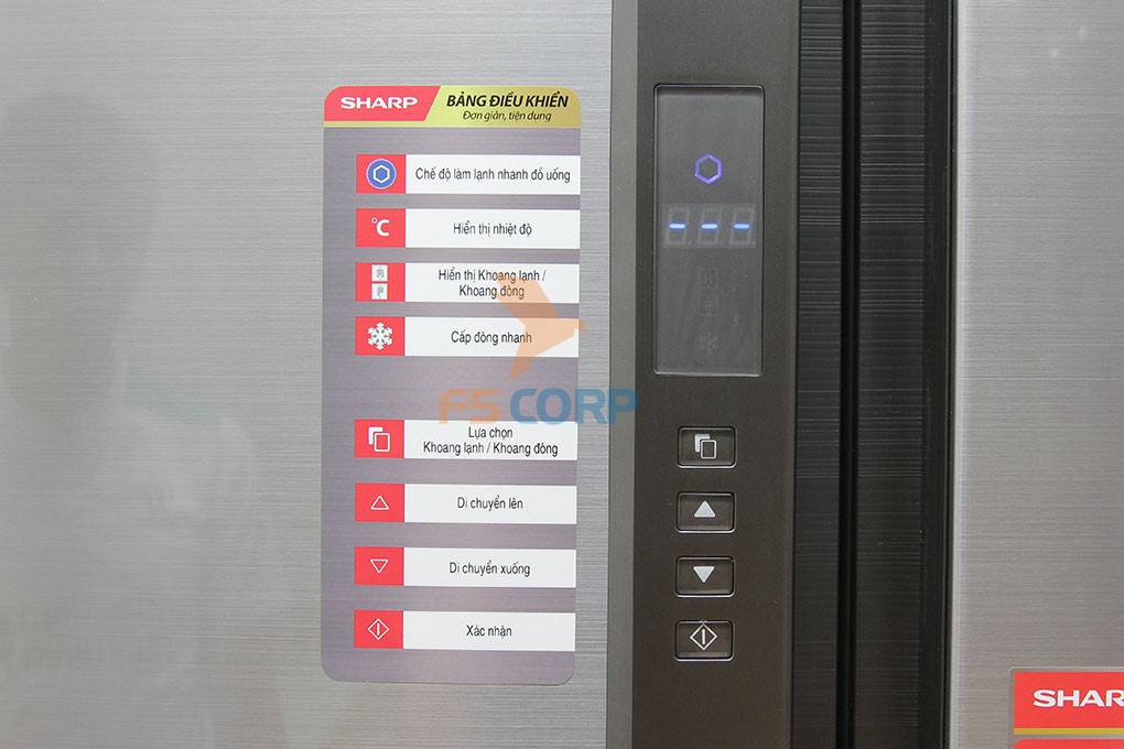 Tủ lạnh Sharp Inverter 556 lít SJ-FX630V-ST