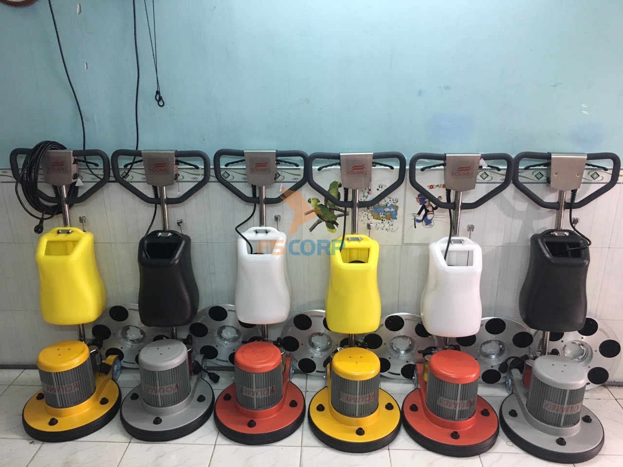 Máy mài và đánh bóng sàn Youmei 3.5HP