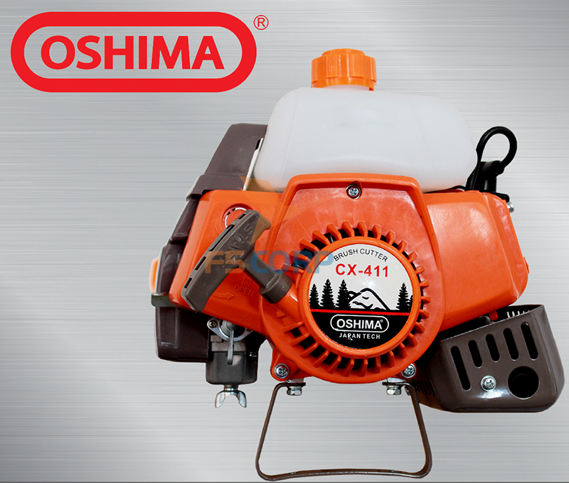 Máy cắt cỏ Oshima 411 Cam Xám