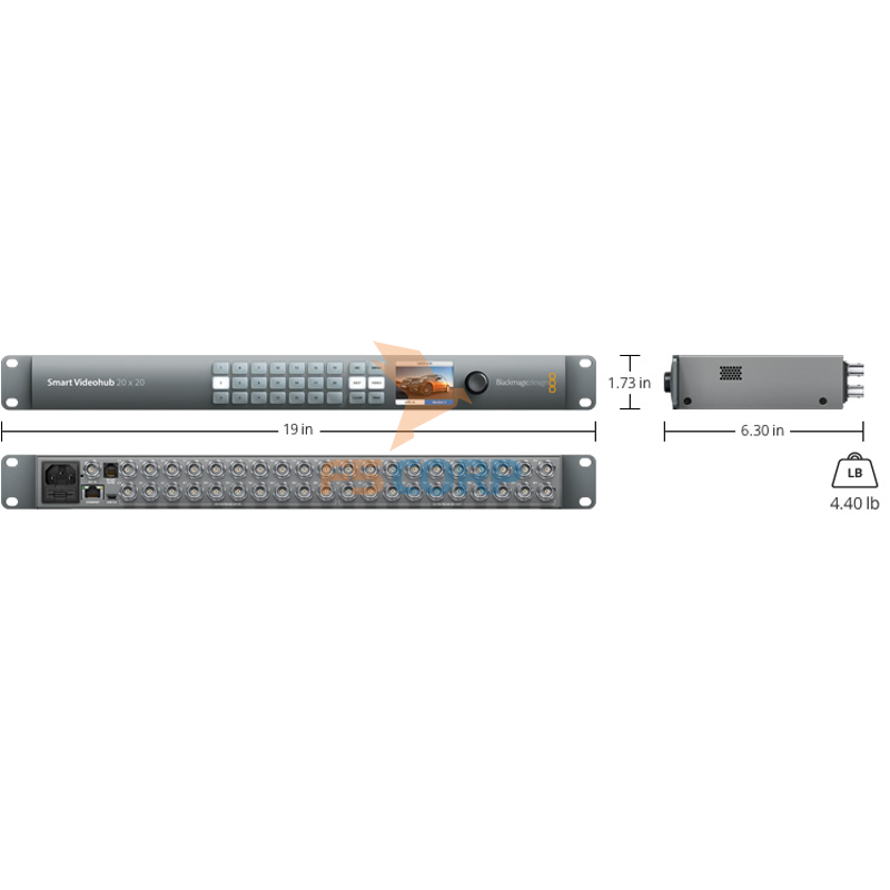 Thiết bị ghi hình Blackmagic Smart VideoHub 12x12 - PCB Front