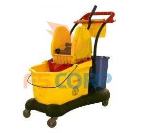 Xe làm vệ sinh 2 xô Hiclean HC 086