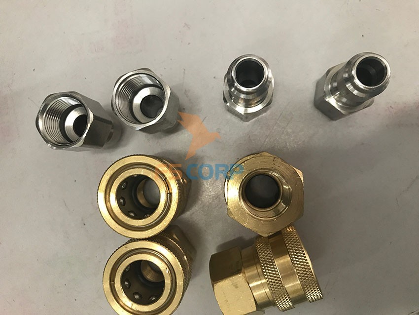 Khớp nối dây phun áp lực đầu đực cái