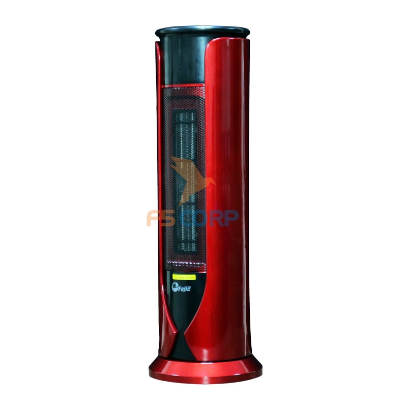 Quạt Sưởi Gốm Ceramic FujiE CH-1600 Màu Đỏ + Đen
