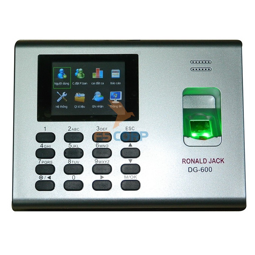 Máy chấm công vân tay Ronald Jack DG-600