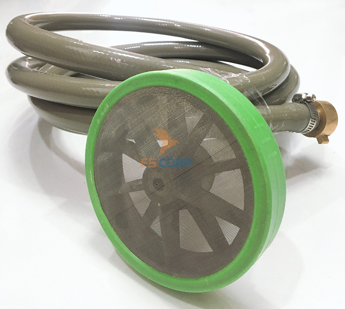Dây cấp nước 2.5m có lọc dùng cho máy phun áp lực Lutian, Projet, Tiger, Promac,...