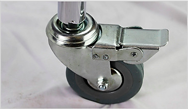 Xe thu gom chén đĩa, khung inox, khay nhựa