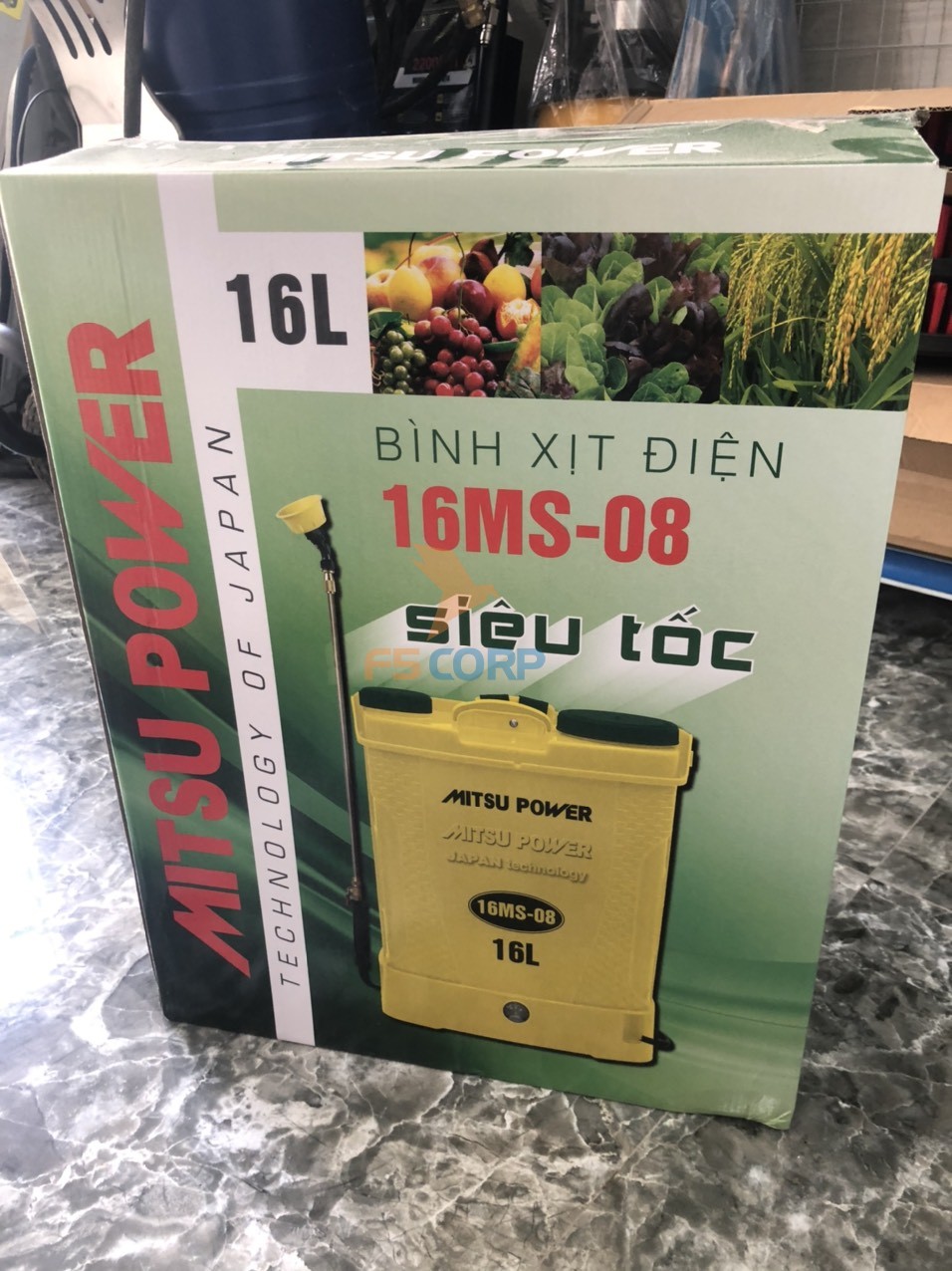 Bình phun thuốc bằng điện MITSU POWER 16MS-08