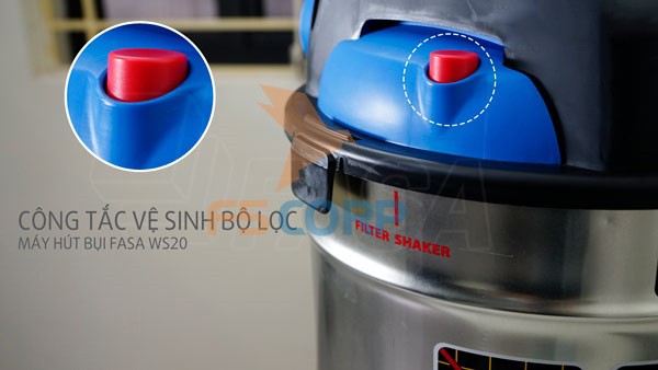 Máy hút bụi khô và ướt FASA WS 20