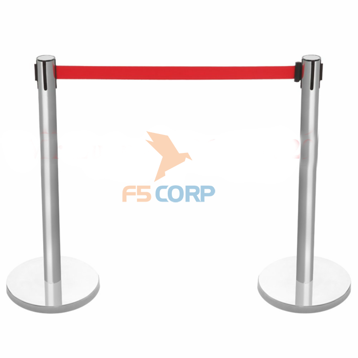 Cọc inox có dây chắn màu đỏ 30SH-QP8200SG-R