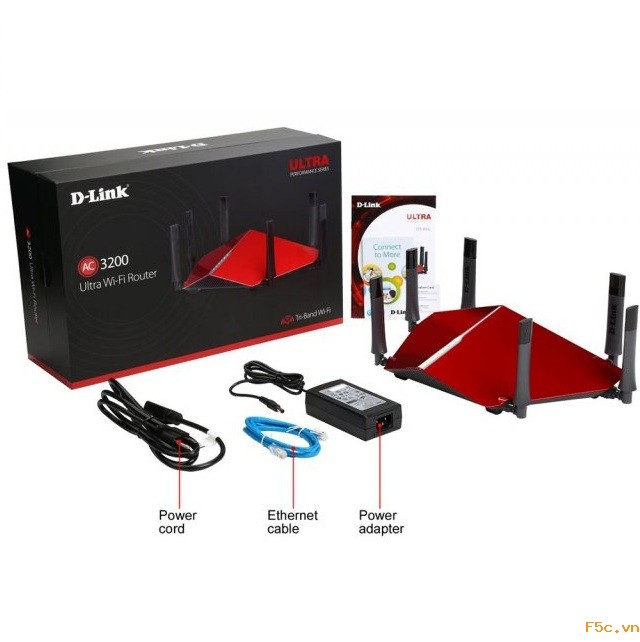 Bộ định tuyến D-Link DIR-890L - AC3200 Triband Cloud Router