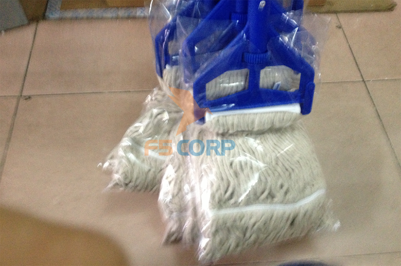Cây lau nhà đầu kẹp cotton loại 1